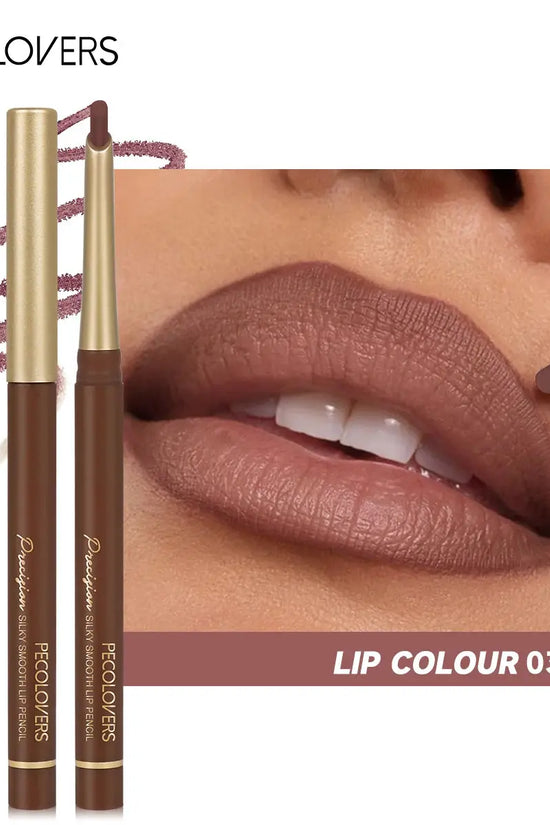 Crayon à lèvres mat 6 couleurs avec embout biseauté, contour des lèvres, rouge à lèvres nude marron, crayon à lèvres naturel longue tenue, maquillage Luna Beauté Crayon à lèvres mat 6 couleurs avec embout biseauté, contour des lèvres, rouge à lèvres nude marron, crayon à lèvres naturel longue tenue, maquillage 1.35