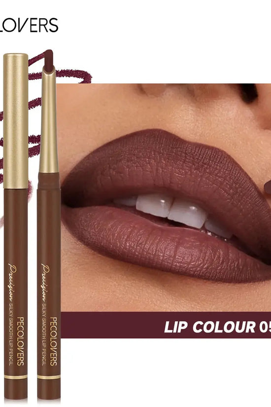 Crayon à lèvres mat 6 couleurs avec embout biseauté, contour des lèvres, rouge à lèvres nude marron, crayon à lèvres naturel longue tenue, maquillage Luna Beauté Crayon à lèvres mat 6 couleurs avec embout biseauté, contour des lèvres, rouge à lèvres nude marron, crayon à lèvres naturel longue tenue, maquillage 1.35