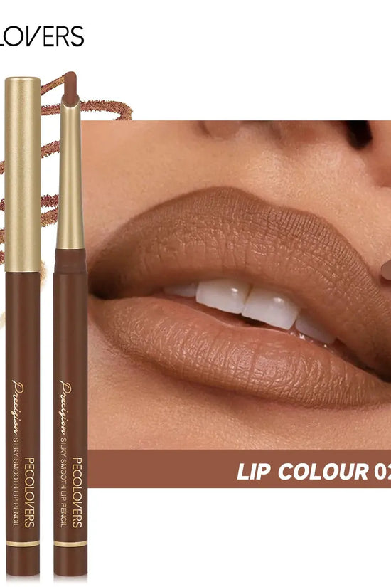 Crayon à lèvres mat 6 couleurs avec embout biseauté, contour des lèvres, rouge à lèvres nude marron, crayon à lèvres naturel longue tenue, maquillage Luna Beauté Crayon à lèvres mat 6 couleurs avec embout biseauté, contour des lèvres, rouge à lèvres nude marron, crayon à lèvres naturel longue tenue, maquillage 1.36